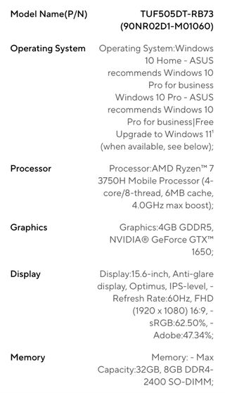 Computer Tuf Gaming Asus