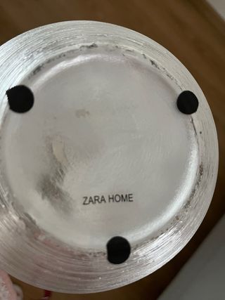 Conjunto jarrón y portavelas