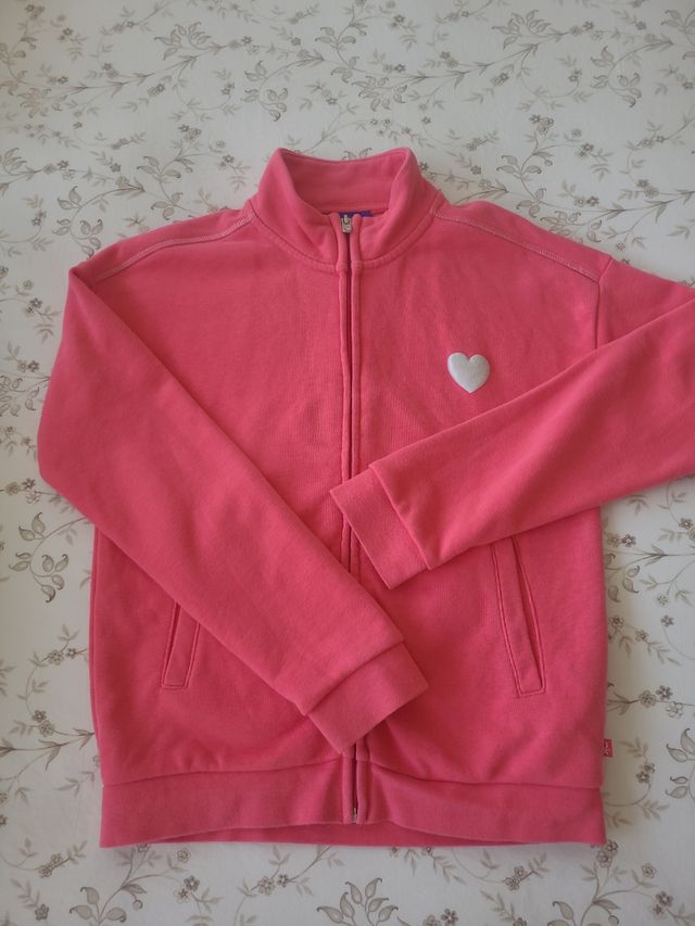 Lote 4. 2 Chaquetas niña tipo chandal y 2 sudadera