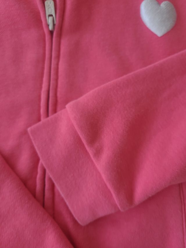 Lote 4. 2 Chaquetas niña tipo chandal y 2 sudadera