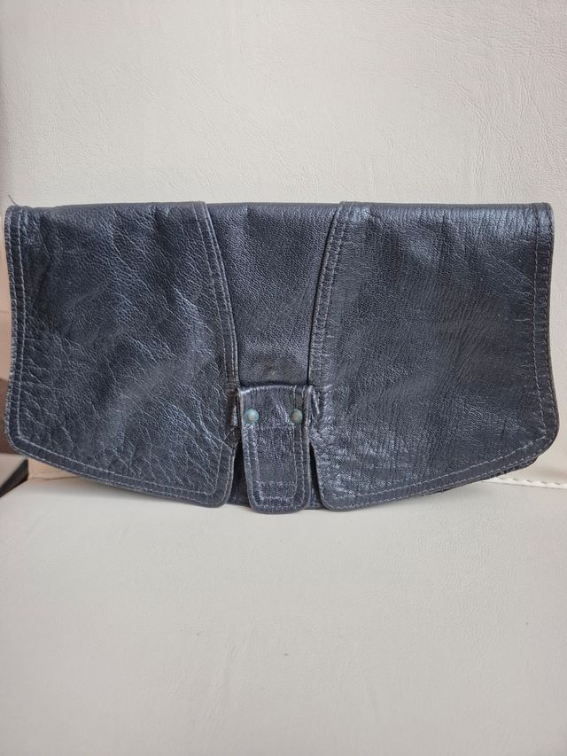 Pochette pelle vintage