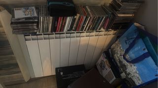 2 Radiadores de calor azul como muevos