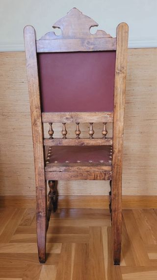 Silla de comedor rustica