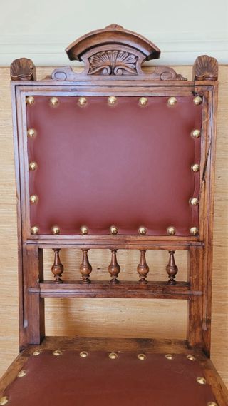 Silla de comedor rustica