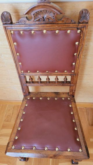 Silla de comedor rustica