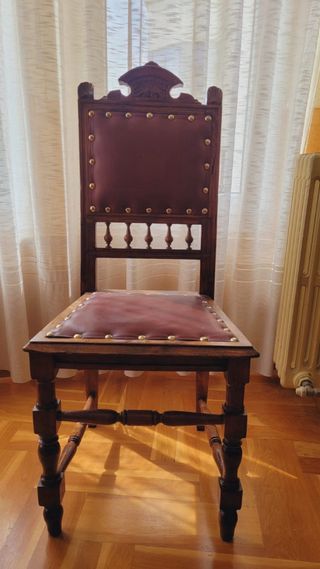 Silla de comedor rustica