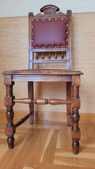 Silla de comedor rustica