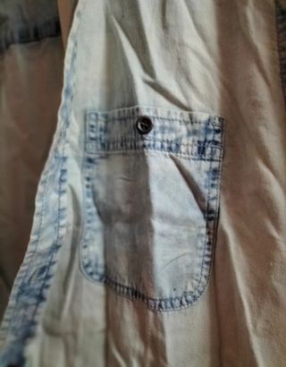 Camisa vaquera azul claro nueva, de chico talla L