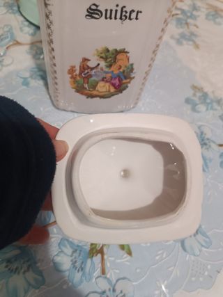 Hermoso azucarero antiguo holandés