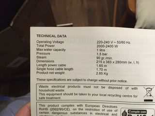 Centro de planchado a vapor Mx Onda