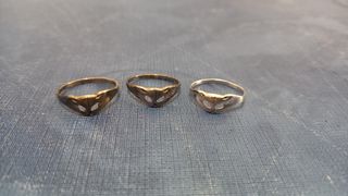 Anillos de Plata en forma de Gato
