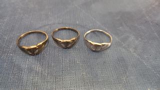 Anillos de Plata en forma de Gato