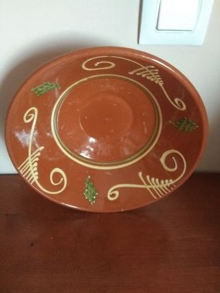 Cuenco de barro esmaltado