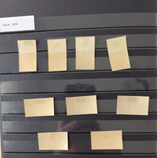 Sellos mundial Italia 1934