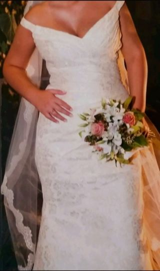 Vestido de novia alta costura talla 40