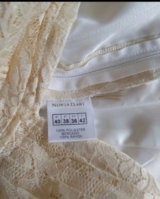 Vestido de novia alta costura talla 40