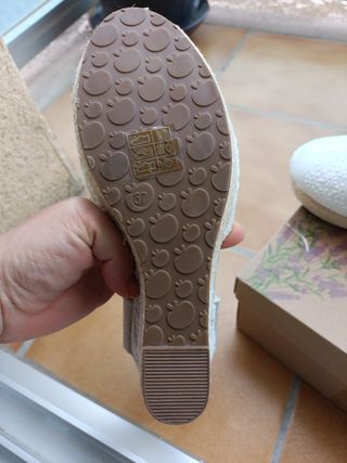 Cuñas zapatos novia