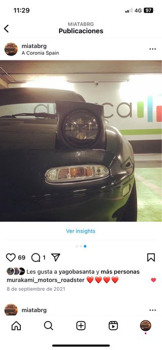 Faros led 7 inch para mazda mx5 NA