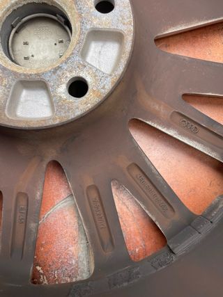 5 Llantas originales Audi (4 + repuesto)