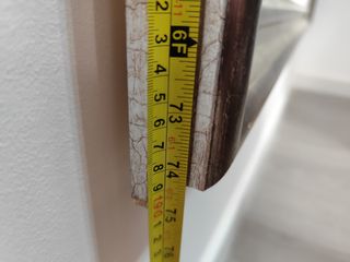 Marco con fondo blanco. Mural