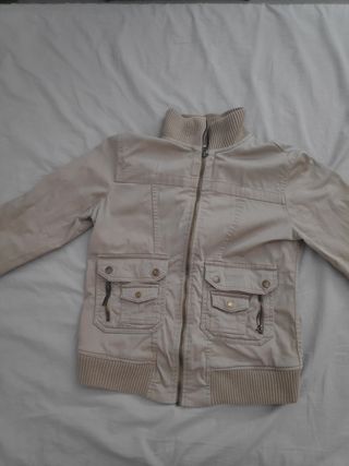 CAZADORA BEIGE  PARA MUJER