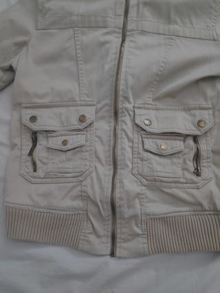 CAZADORA BEIGE  PARA MUJER