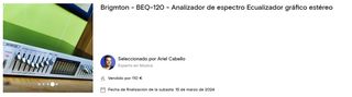 BRIGHTOM equalizador BEQ- 120