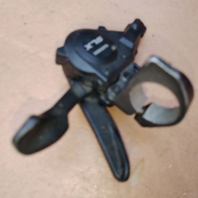 Pulsador de platos btt, mtb SLX, más desviador. 