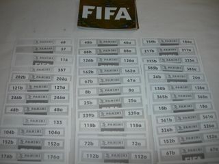 Panini FIFA 58 cromos?