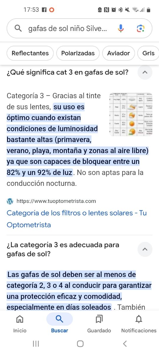 Gafas de sol de niño Silver