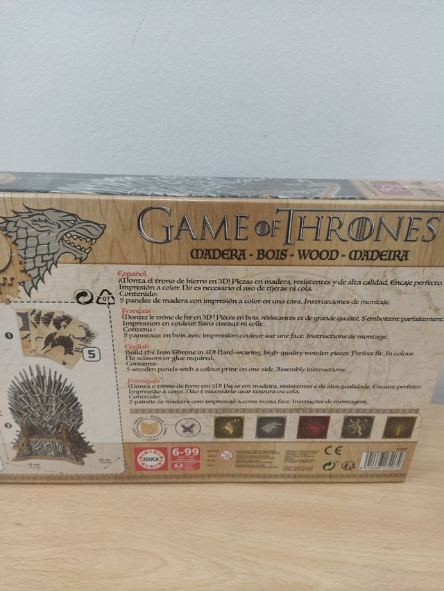 Puzle juego de tronos