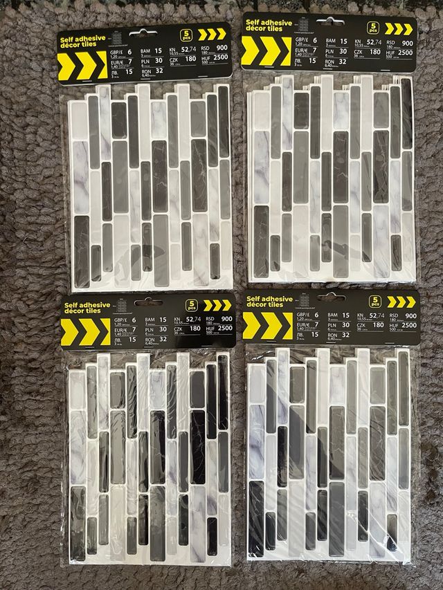 Nuevo Azulejo decorativo autoadhesivo vine 20 piez