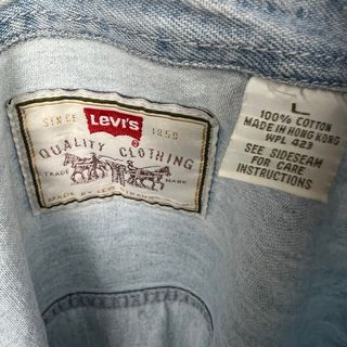 Camisa Levis Denim Vintage Desgastada