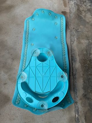 Asiento bañera bebe con alfombra Mothercare