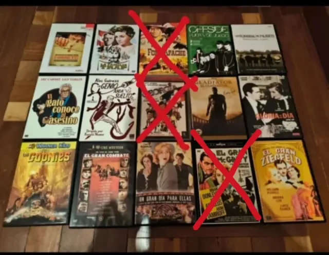 Pack DVDs Letras E-G