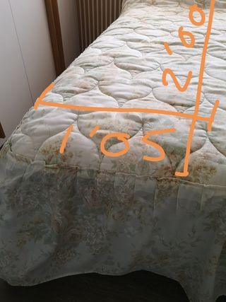 Colcha de algodón para cama de 1,05