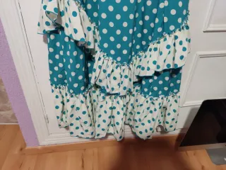 Traje gitana lunares multicolor talla 46