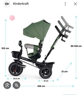 Triciclo kinderkraft spinstep