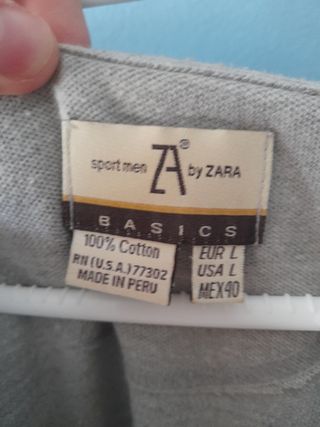 Polo sport basic zara talla l
