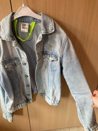 Chaqueta tejana H y M 10/11 años