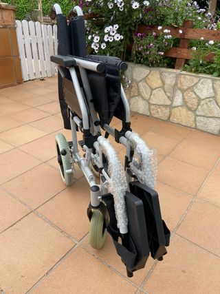 Sill de ruedas de paseo aluminio rueda pequeña