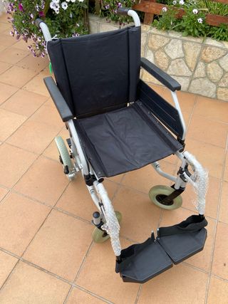Sill de ruedas de paseo aluminio rueda pequeña