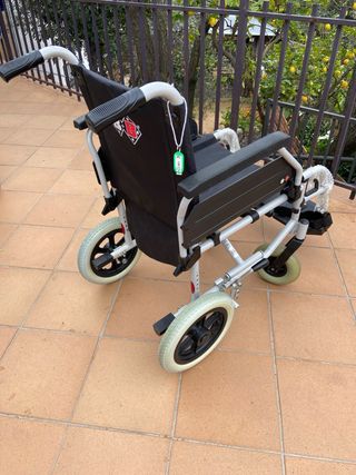 Sill de ruedas de paseo aluminio rueda pequeña