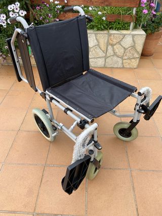 Sill de ruedas de paseo aluminio rueda pequeña