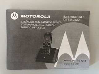 Teléfono Fijo Inhalámbrico Digital Motorola ME4251