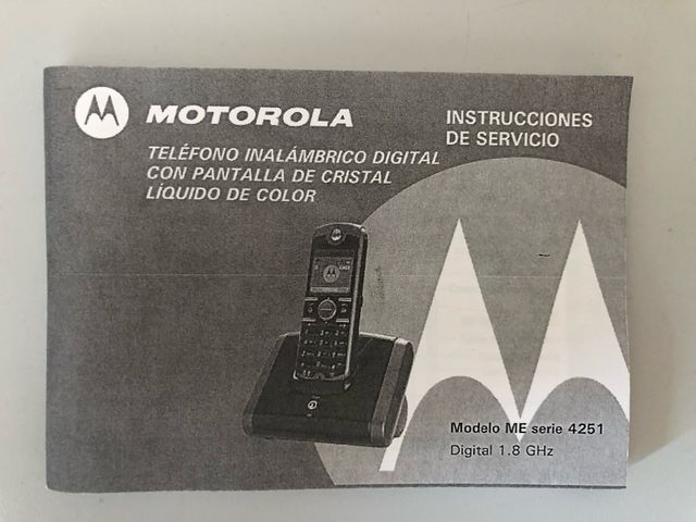 Teléfono Fijo Inhalámbrico Digital Motorola ME4251