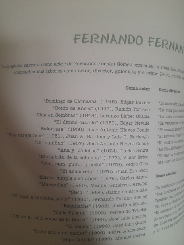 La lengua de las mariposas películas