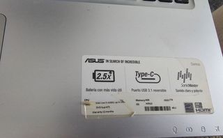Portatil Asus