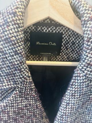 Abrigo jaspeado Massimo Dutti