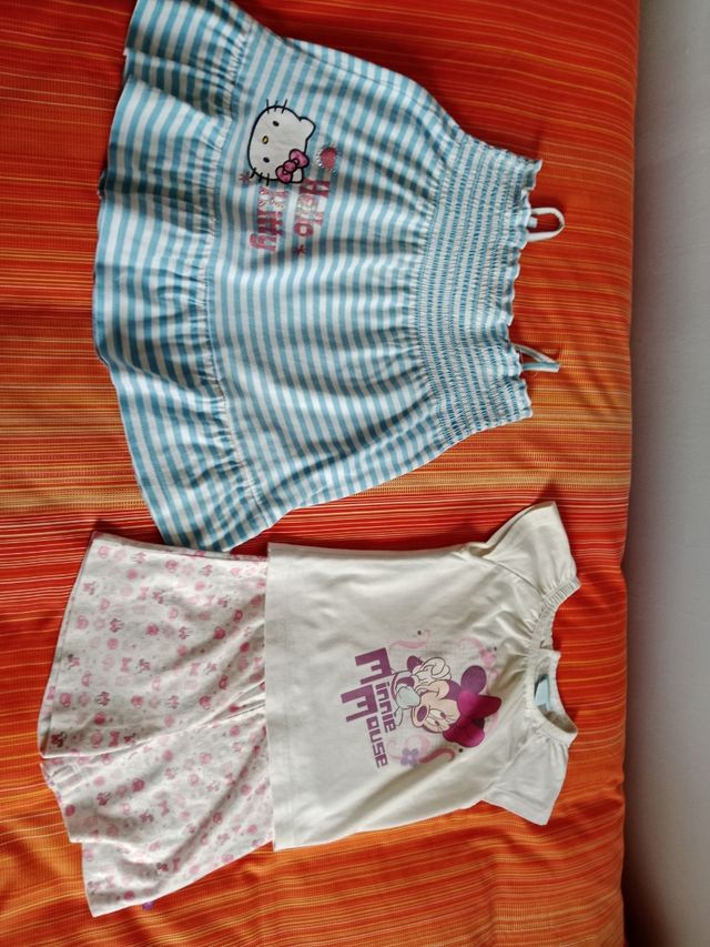Ropa de 2 años de niña de verano.